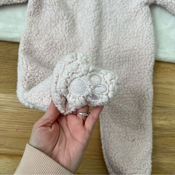 Magnetic Me Little Bears Fleece Bunting Suit. Size 6m. Sherpa material. GUC - Picture 5 of 5